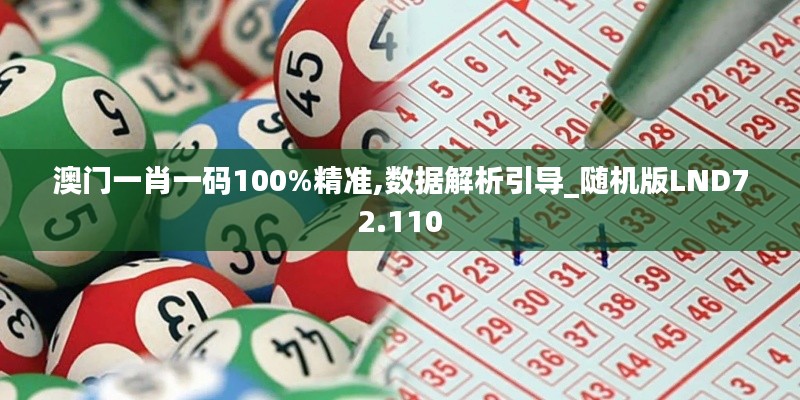 澳门一肖一码100%精准,数据解析引导_随机版LND72.110