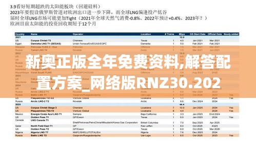 新奥正版全年免费资料,解答配置方案_网络版RNZ30.202