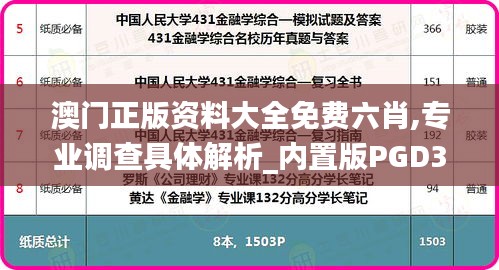 澳门正版资料大全免费六肖,专业调查具体解析_内置版PGD36.589