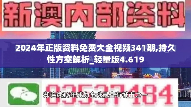 2024年正版资料免费大全视频341期,持久性方案解析_轻量版4.619