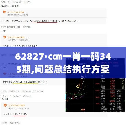 62827·c㎝一肖一码345期,问题总结执行方案_kit2.291