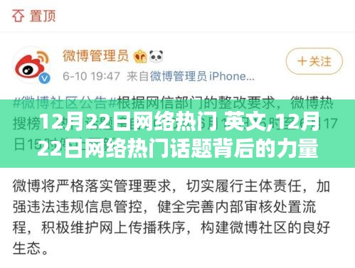 12月22日网络热门话题背后的力量，英文学习如何重塑自信与成就感