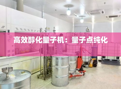 高效醇化量子机：量子点纯化 