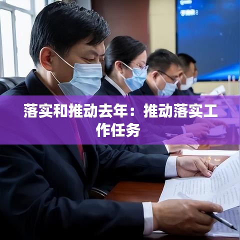 落实和推动去年：推动落实工作任务 