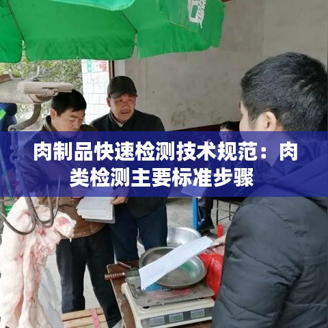 肉制品快速检测技术规范：肉类检测主要标准步骤 