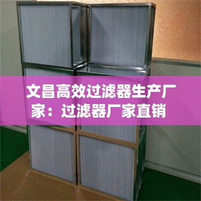文昌高效过滤器生产厂家：过滤器厂家直销 
