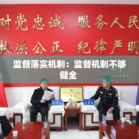 监督落实机制：监督机制不够健全 