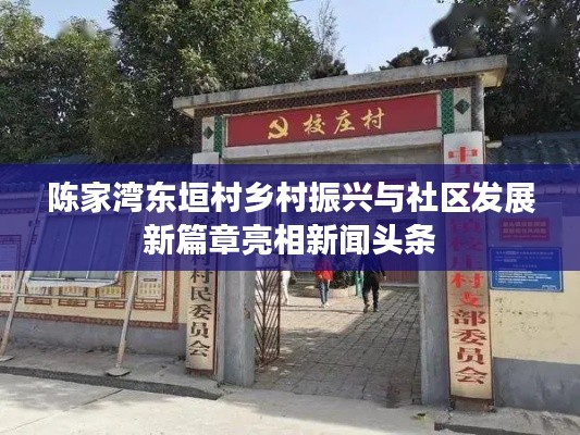 陈家湾东垣村乡村振兴与社区发展新篇章亮相新闻头条