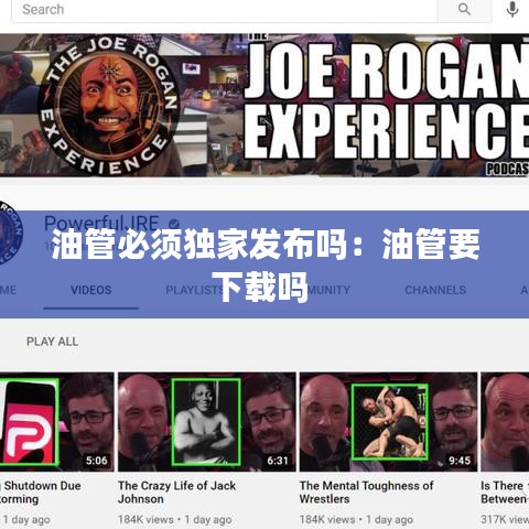 油管必须独家发布吗：油管要下载吗 