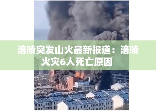 涪陵突发山火最新报道：涪陵火灾6人死亡原因 