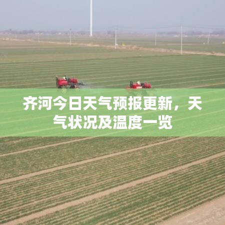 齐河今日天气预报更新，天气状况及温度一览