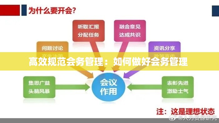 高效规范会务管理：如何做好会务管理 