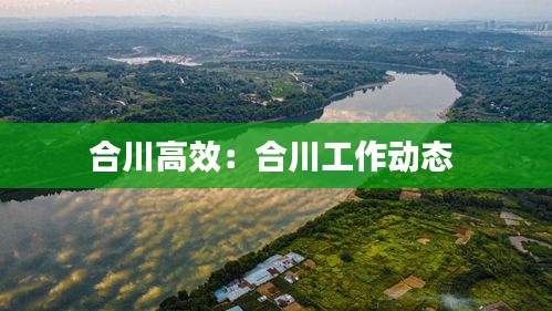 合川高效：合川工作动态 