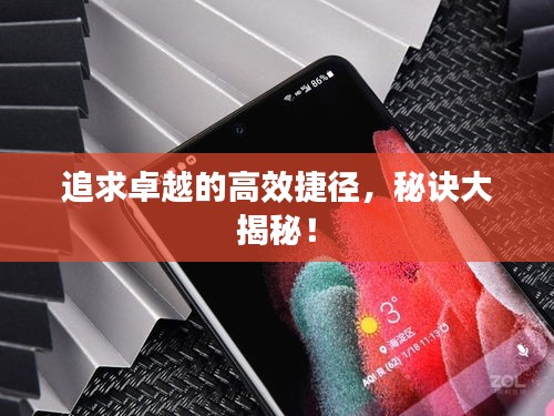追求卓越的高效捷径，秘诀大揭秘！