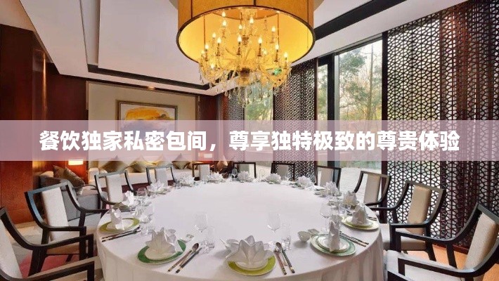 餐饮独家私密包间，尊享独特极致的尊贵体验