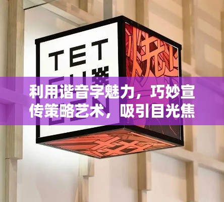 利用谐音字魅力，巧妙宣传策略艺术，吸引目光焦点！
