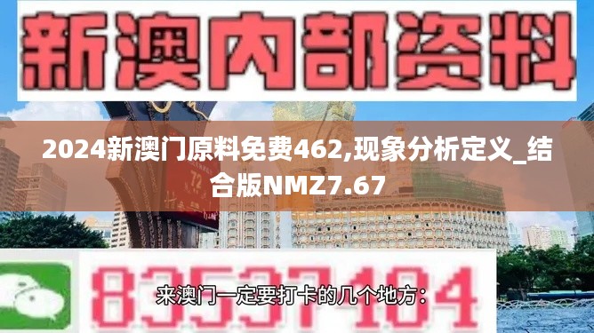 2024新澳门原料免费462,现象分析定义_结合版NMZ7.67