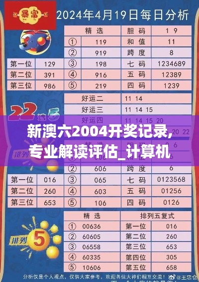 新澳六2004开奖记录,专业解读评估_计算机版LPD7.44