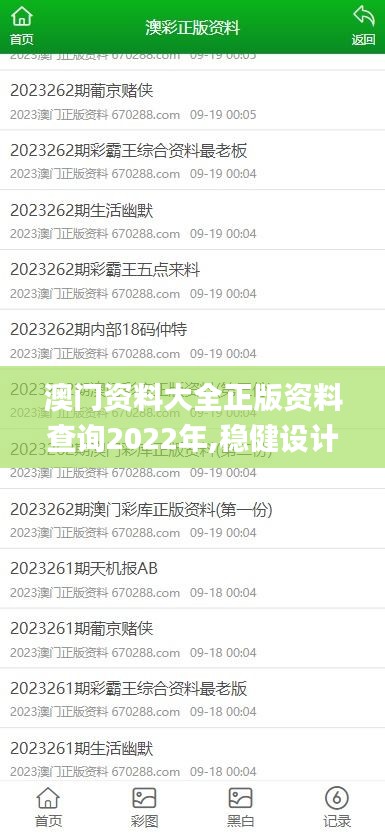 澳门资料大全正版资料查询2022年,稳健设计策略_专属版HAK8.46