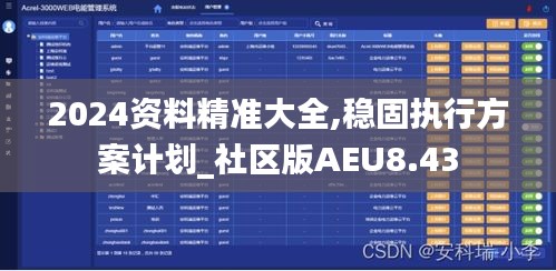 2024资料精准大全,稳固执行方案计划_社区版AEU8.43