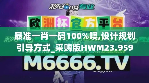 最准一肖一码100%噢,设计规划引导方式_采购版HWM23.959