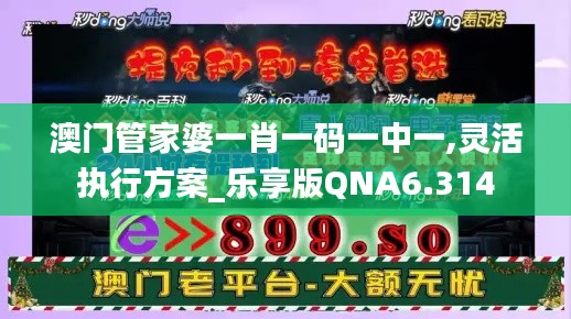 澳门管家婆一肖一码一中一,灵活执行方案_乐享版QNA6.314