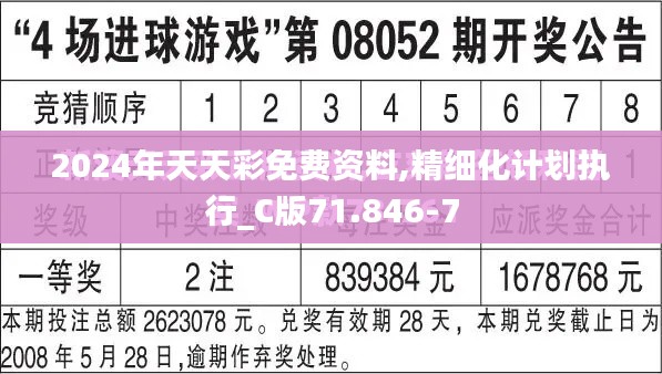 2024年天天彩免费资料,精细化计划执行_C版71.846-7