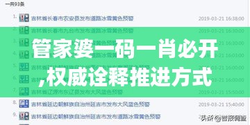 管家婆一码一肖必开,权威诠释推进方式_特别版6.179
