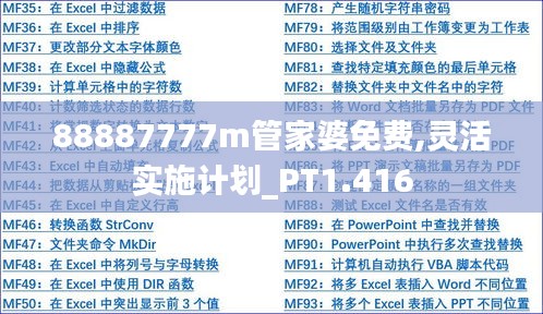 88887777m管家婆免费,灵活实施计划_PT1.416