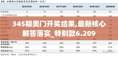 345期奥门开奖结果,最新核心解答落实_特别款6.209