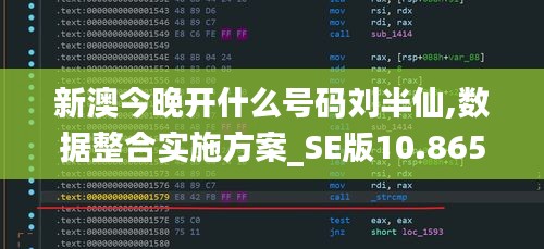 新澳今晚开什么号码刘半仙,数据整合实施方案_SE版10.865