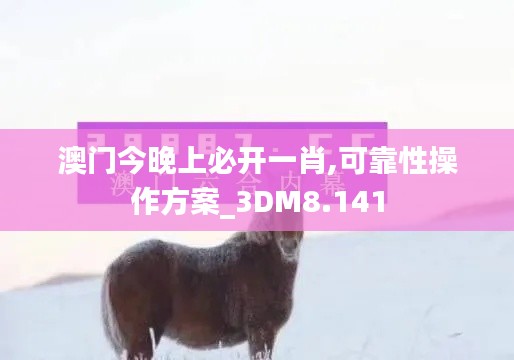澳门今晚上必开一肖,可靠性操作方案_3DM8.141