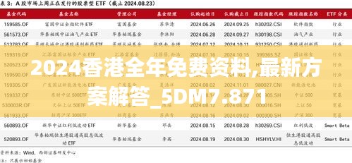 2024香港全年免费资料,最新方案解答_5DM7.871