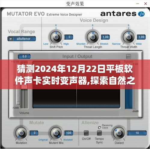 探索自然之声，2024年平板软件声卡实时变声器引领宁静之旅