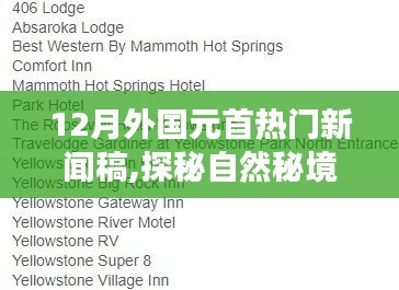 外国元首十二月旅行日志揭秘，心灵之旅探秘自然秘境热门新闻稿