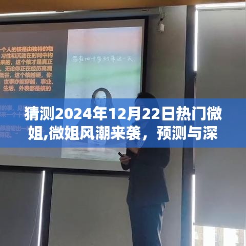 微姐风潮来袭，预测与深度解析未来热门微姐产品，聚焦2024年12月22日热门微姐趋势展望