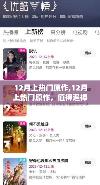 12月上热门原作，追捧还是过热炒作？