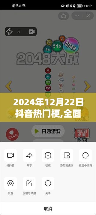 2024年12月22日抖音热门梗全面评测与解析，产品特性与用户体验一览