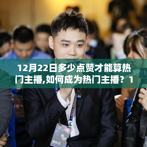 揭秘热门主播之路，12月22日点赞数目标与达成策略步骤指南