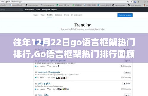 历年12月22日Go语言框架热门排行回顾，辉煌与影响概览