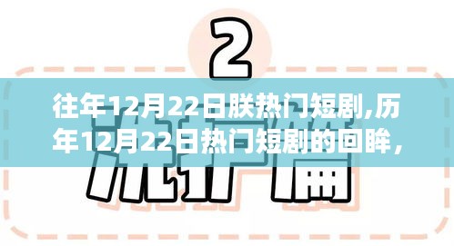 历年12月22日热门短剧回顾，背景、事件与影响瞭望