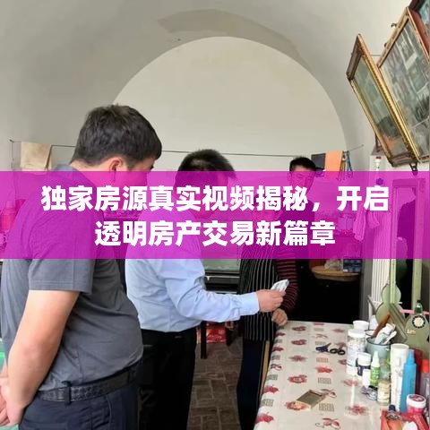 独家房源真实视频揭秘，开启透明房产交易新篇章