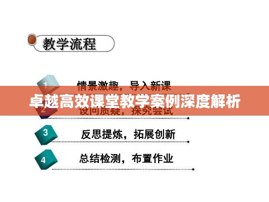 卓越高效课堂教学案例深度解析