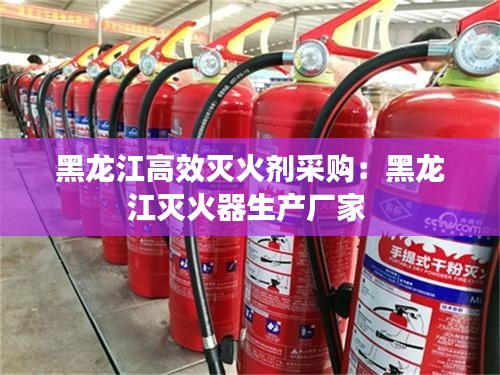 黑龙江高效灭火剂采购：黑龙江灭火器生产厂家 