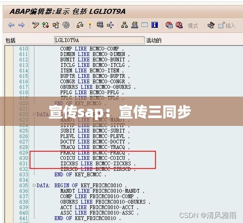 宣传sap：宣传三同步 
