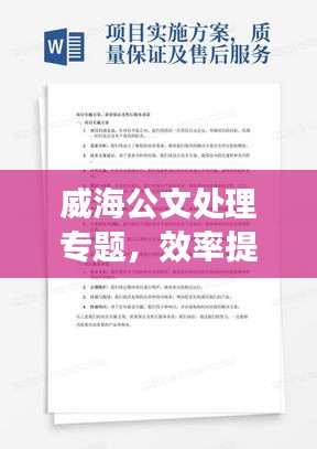 威海公文处理专题，效率提升与质量保证的关键策略