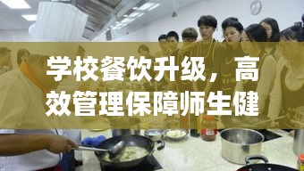 学校餐饮升级，高效管理保障师生健康饮食