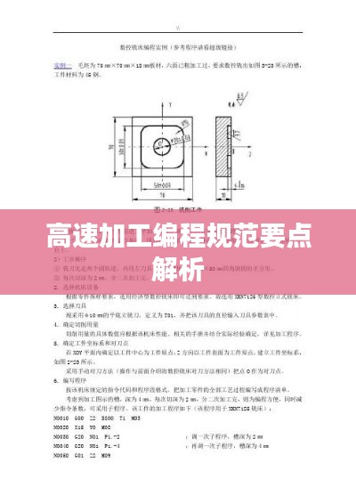 高速加工编程规范要点解析