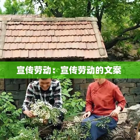 宣传劳动：宣传劳动的文案 