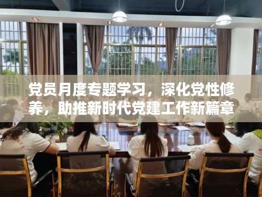 党员月度专题学习，深化党性修养，助推新时代党建工作新篇章